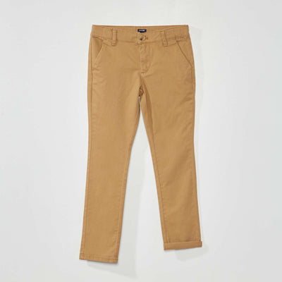 Pantalon chino Beige