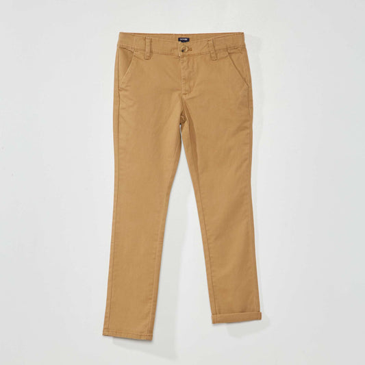 Pantalon chino Beige