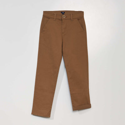 Pantalon chino Beige