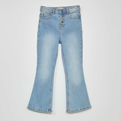 Jean flare/bootcut taille haute Bleu