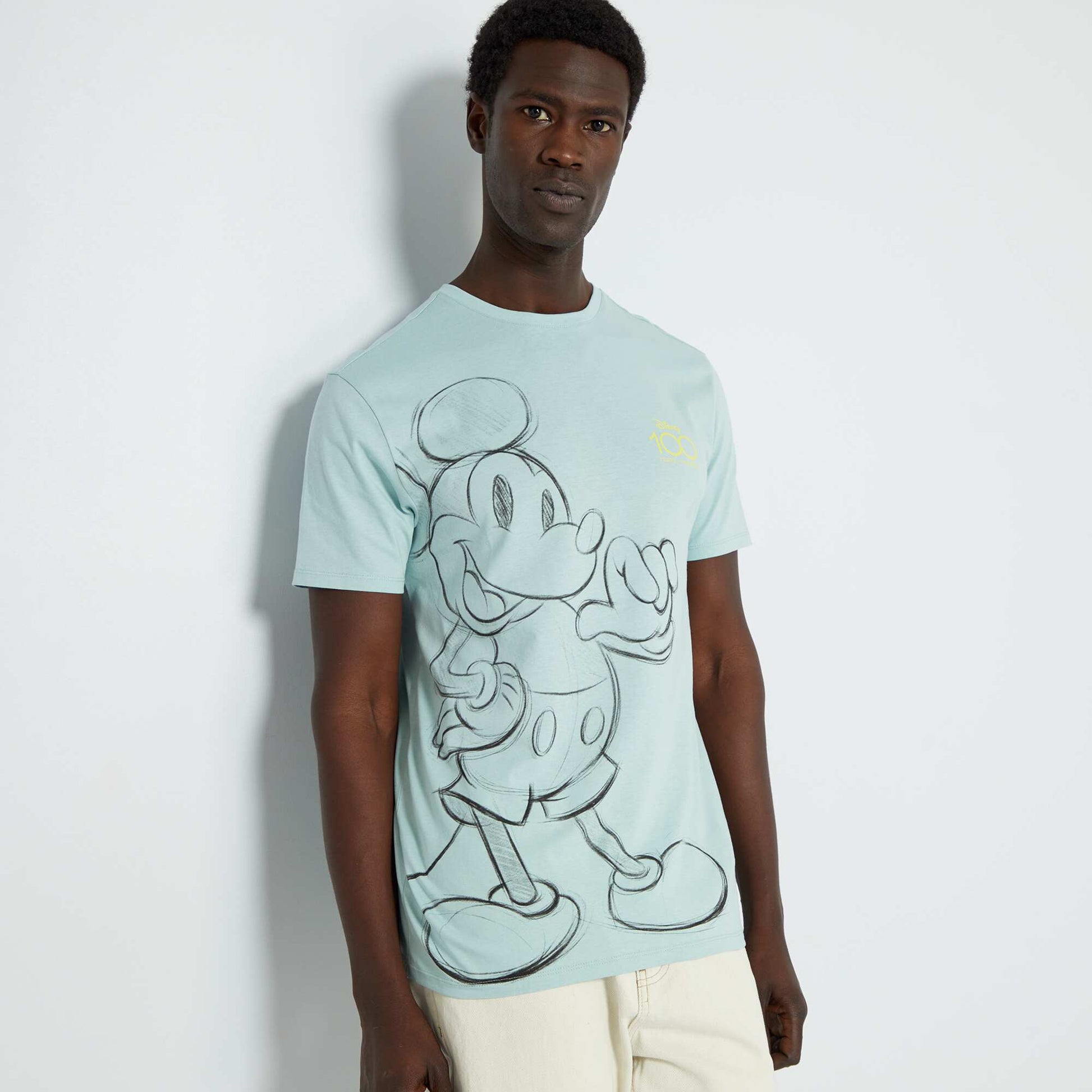 T-shirt à manches courtes 'Mickey' Bleu – Kiabi Afrique