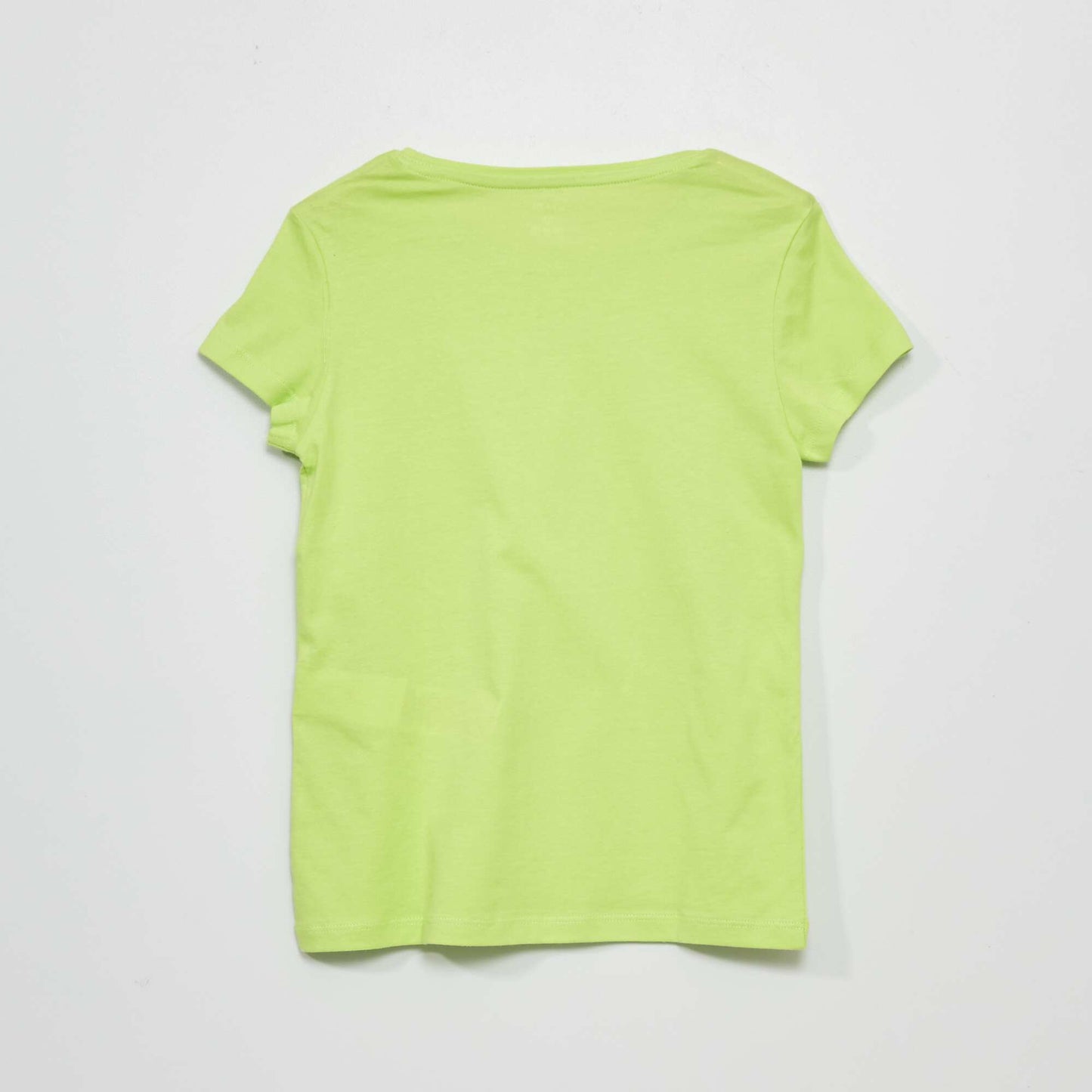 T-shirt en jersey uni Vert clair