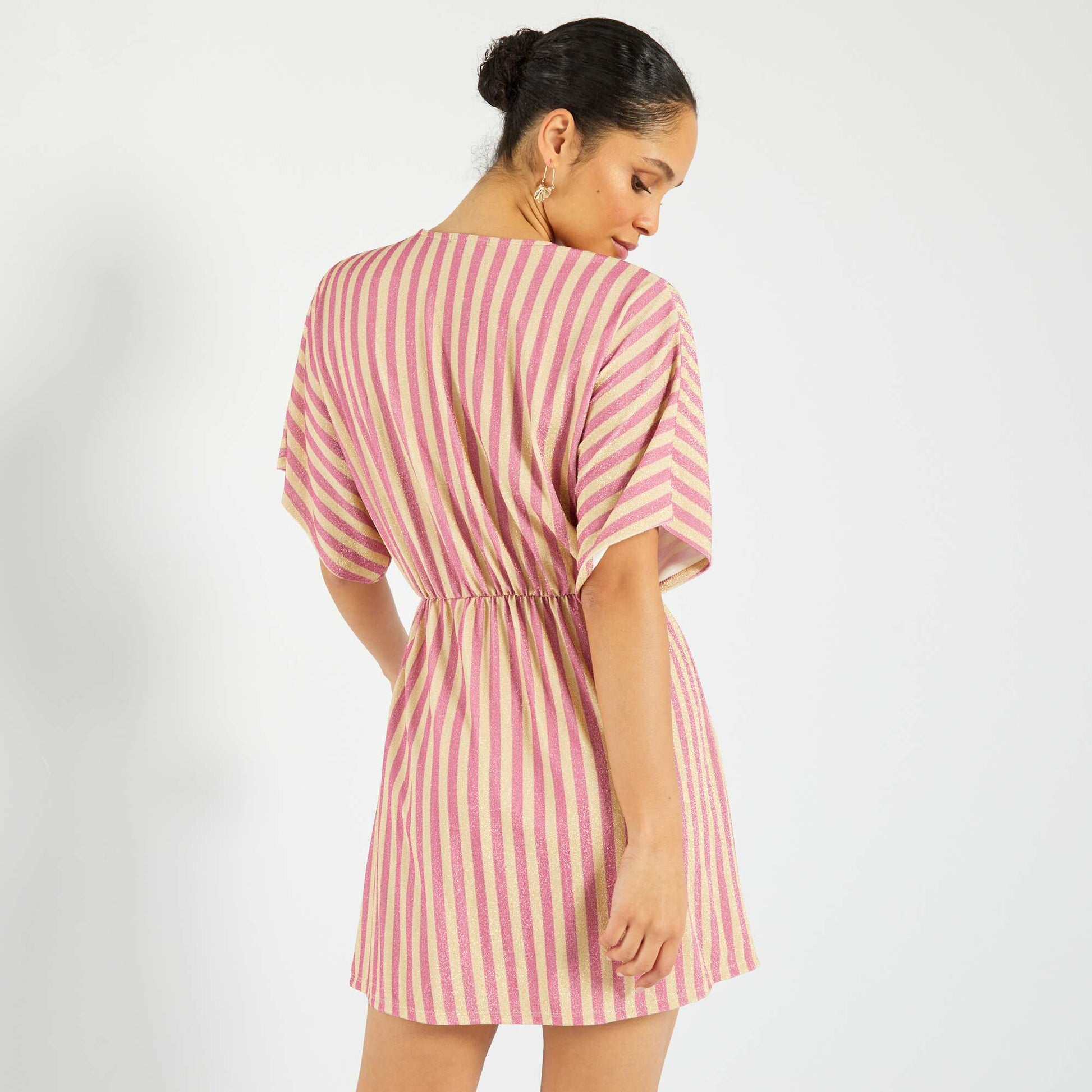 Robe courte à paillettes Rose – Kiabi Afrique