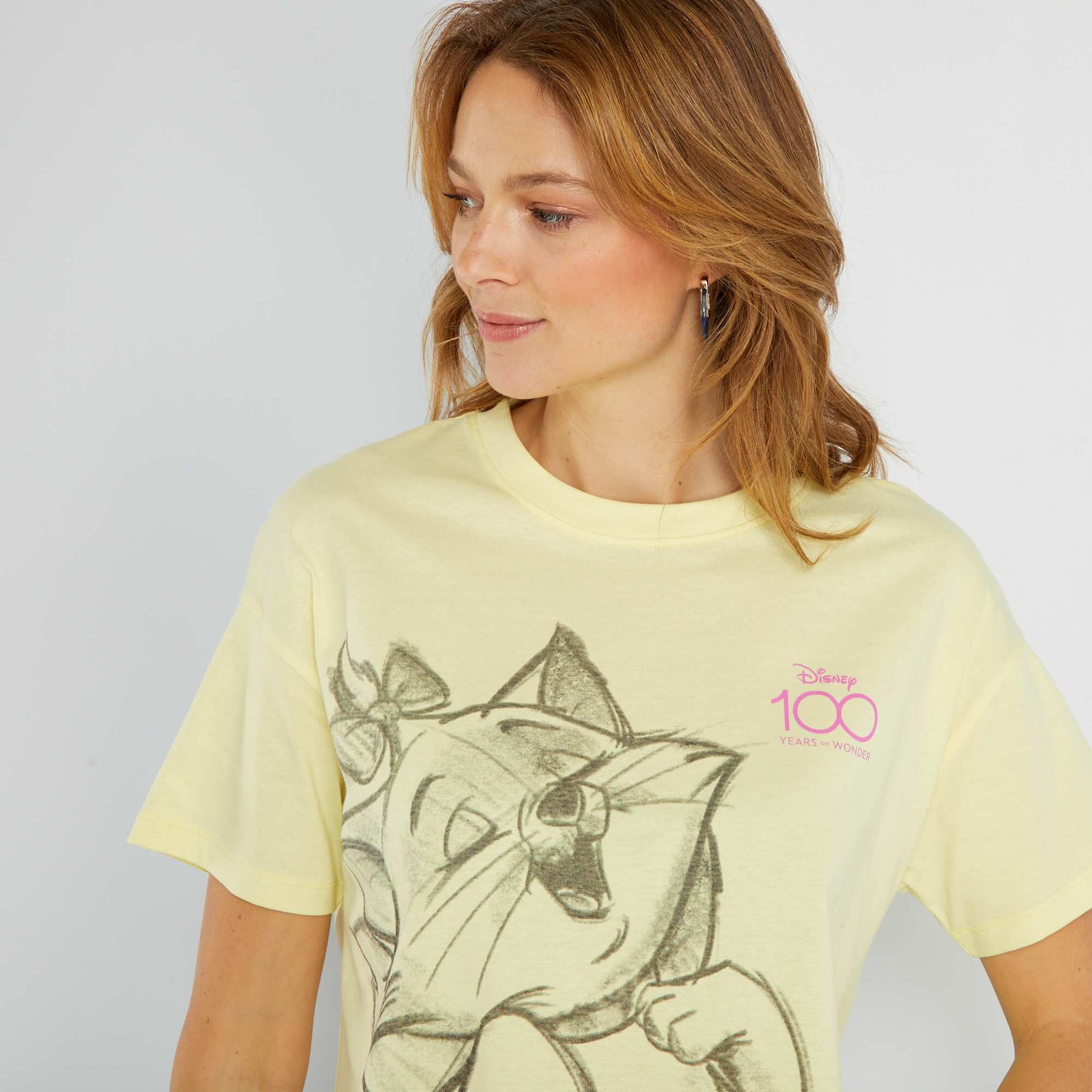 T-shirt en coton 'Disney' Jaune – Kiabi Afrique